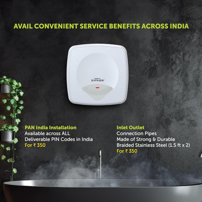 Symphony Sypher Geysers | 2KW Heating | White |