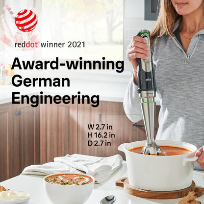 MultiQuick 9 Hand Blender | 1200W | Lightweight | Black