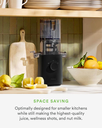 Nama J3 Compact Cold Press Juicer | 130W motor | Self-feeding Hopper | Space Saving |
