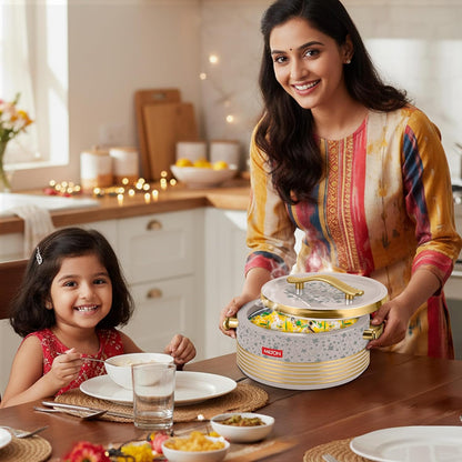 MILTON Insignia 2000 Casserole | 1900 ml | ISI Certified | Beige |