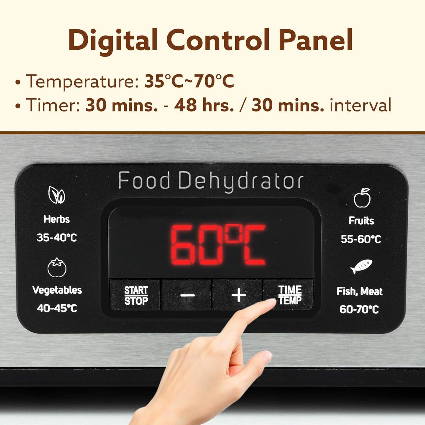 Agaro regal food Dehydrator 5 rack - Infinia Home and Kitchen