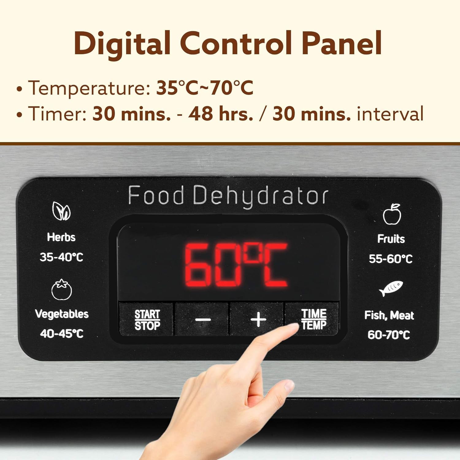 Agaro regal food Dehydrator 5 rack - Infinia Home and Kitchen