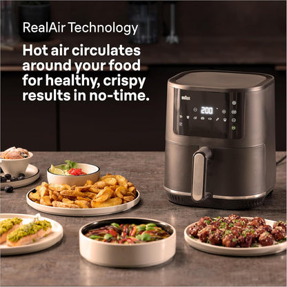 Braun MultiFry Air Fryer 3 | 1500W | 4.3L | Black | low-oil air fryer