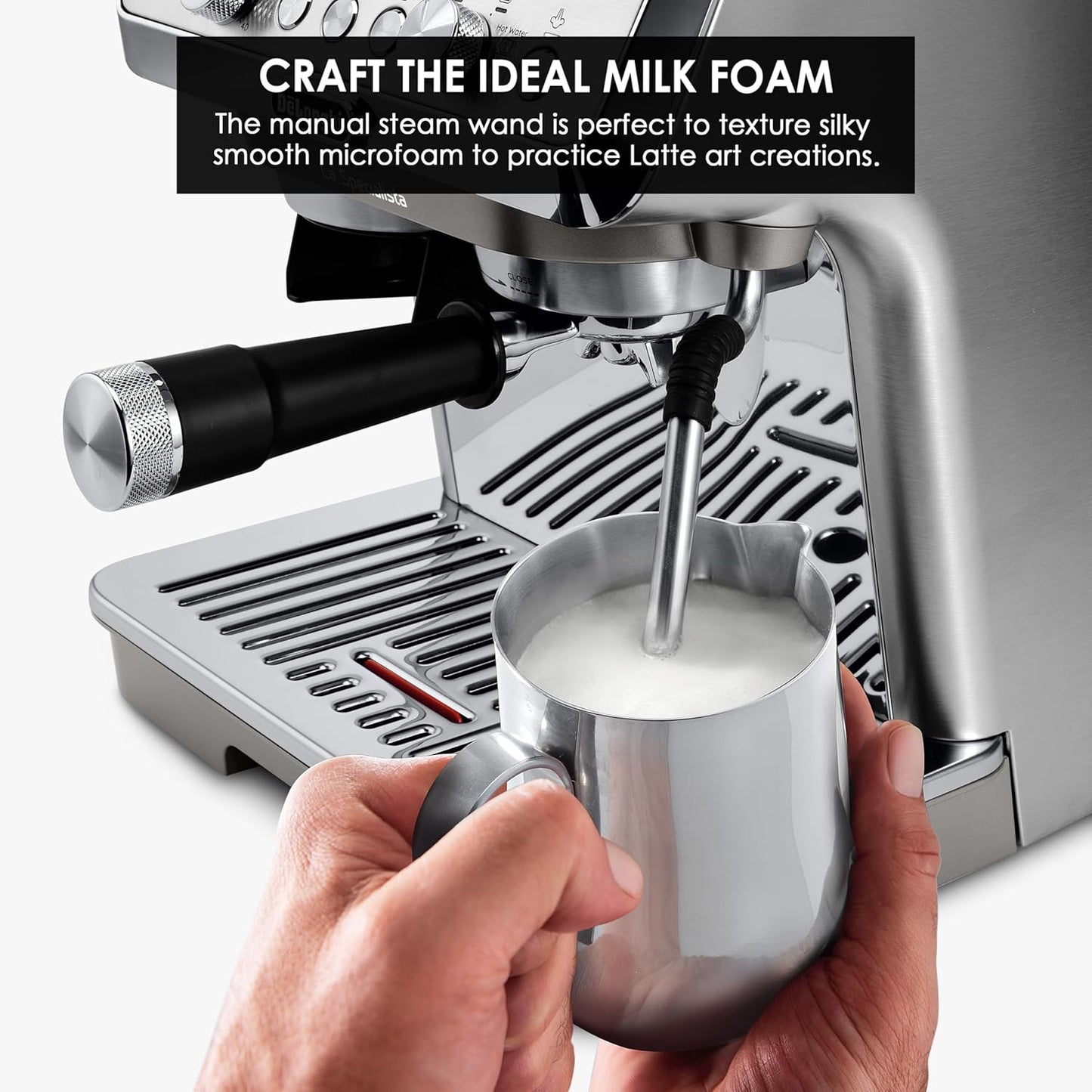 DeLonghi La Specialista Arte Professional Coffee Machine | 8 Grind Settings | Metal |