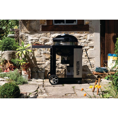 Napoleon Charcoal Grill | Black | 57 cm | Stainless steel