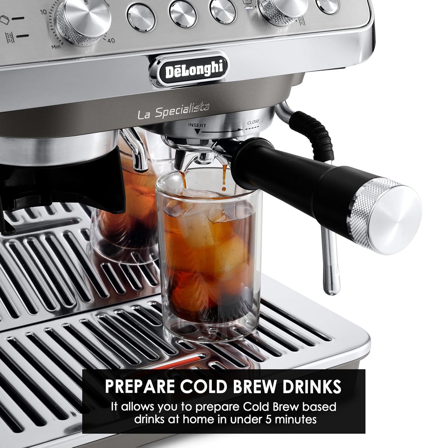 DeLonghi La Specialista Arte Professional Coffee Machine | 8 Grind Settings | Metal |