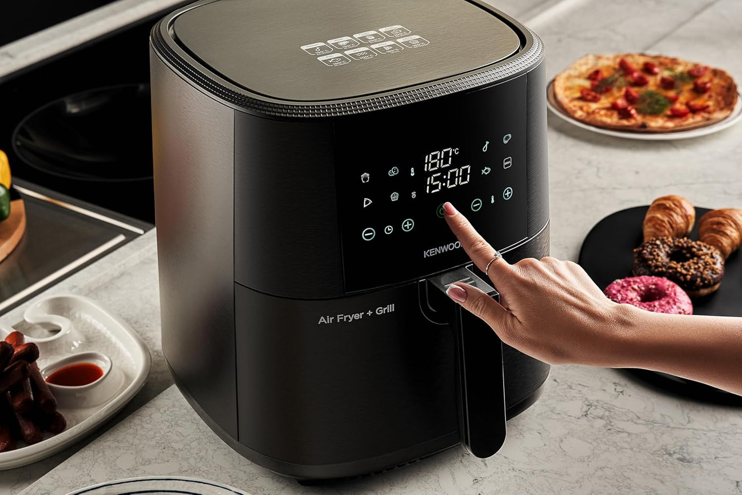 KENWOOD Airfryer | 9 Litre | Black | Digital Air Fryer