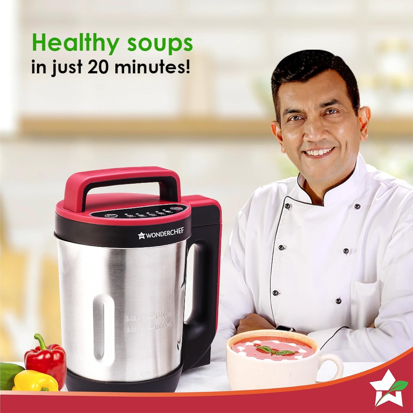 Wonder chef NEO Automatic | Soup Maker | 1.0 Liter | 800W - Infinia Home and Kitchen