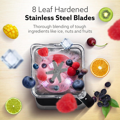 Agaro Royal Professional Blender | 5 Preset Function | 2000W | 9 Speed | Black |