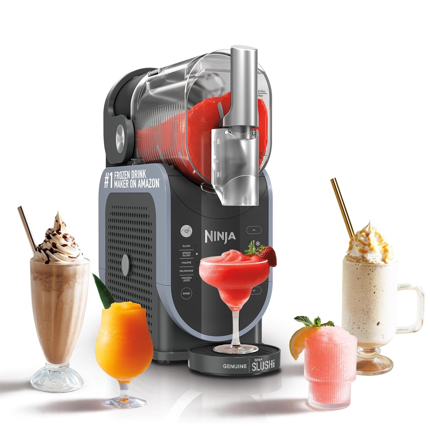 Ninja Professional Slushie & Smoothie Maker | Frozen Drink Machine | 5 Presets | One-Touch |