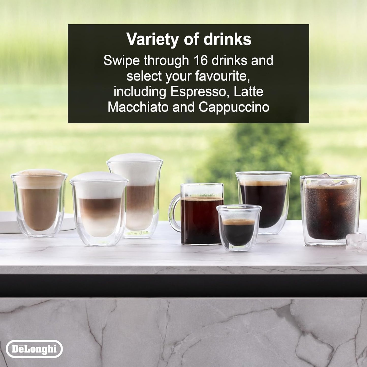 Delonghi Rivelia Coffee Machine | Black | Fully Automatic