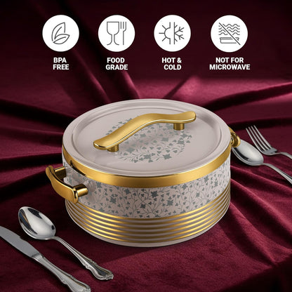 MILTON Insignia 2000 Casserole | 1900 ml | ISI Certified | Beige |