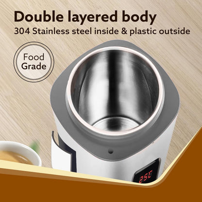 AGARO Delite Portable Electric Kettle | 500ml | White | Travel Electric Kettle |