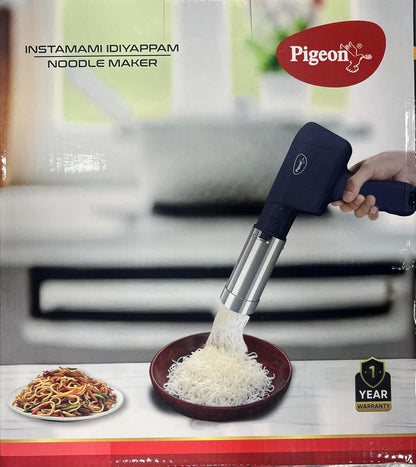 Pigeon Electric Rechargeable Idiyappam and Noodle Maker | Pasta Machine | 7 Molds |