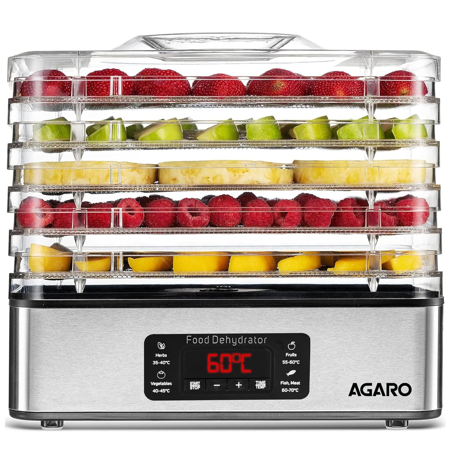 Agaro regal food Dehydrator 5 rack - Infinia Home and Kitchen