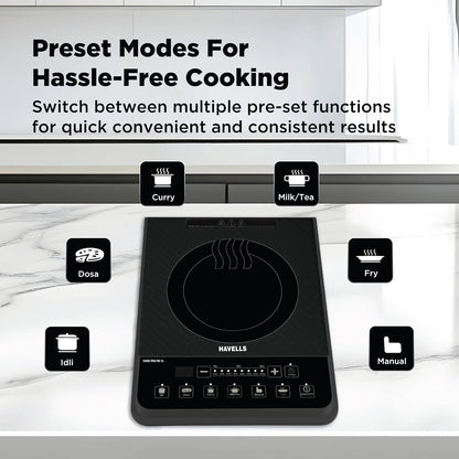 Havells Cook Pro PB 16 | Induction Cooktop | Black |