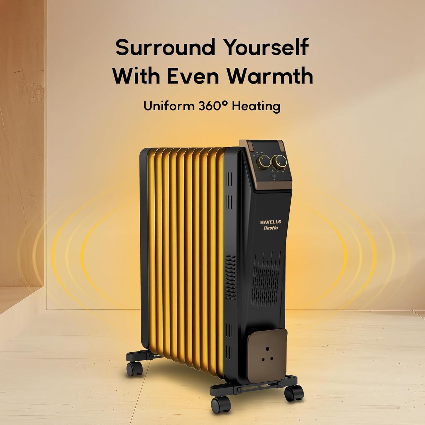 Havells 11 Fin Oil Filled Room Heater (OFR) | 2900W | ISI Approved
