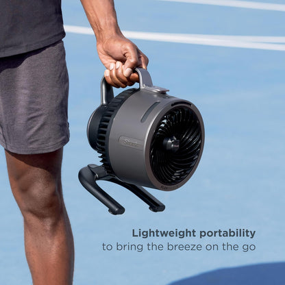 Shark Flexbreeze Hydrogo Fan | Portable Fan | 5 Speeds | Grey | Corded & Cordless