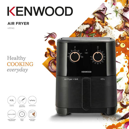 KENWOOD Airfryer | Grill XL | 4.5Litre | 1300W | Black |