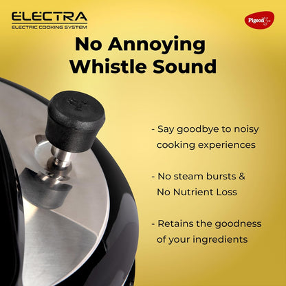 Pigeon ELECTRA - Electric Pressure Cooking System with 18 Pre-Set Menus, 6L, 3L