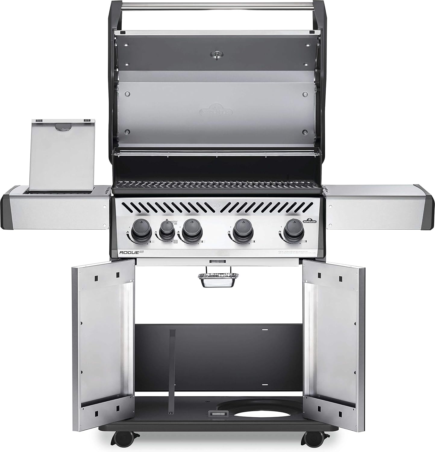 Napoleon Rogue XT 525 | Gas Grill | Stainless Steel | 4 Burner BBQ | Infrared Burner | Outdoor Grilling