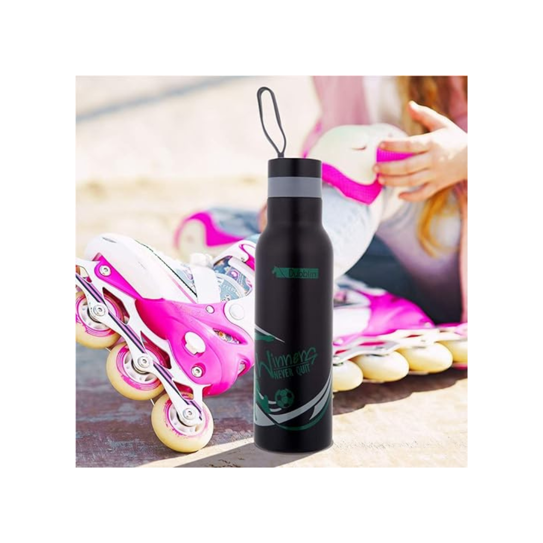 Dubblin Champ Stainless Steel Water Bottle | Green | 700ml |