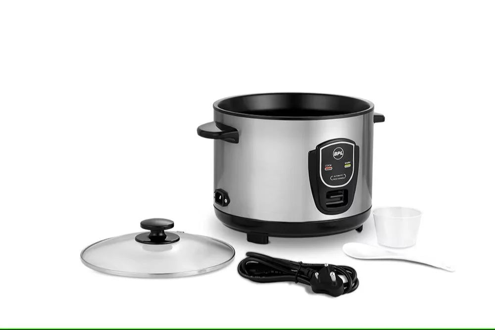 BPL Rice Cooker | 1.8L | 700W | Silver | - Infinia Home and Kitchen