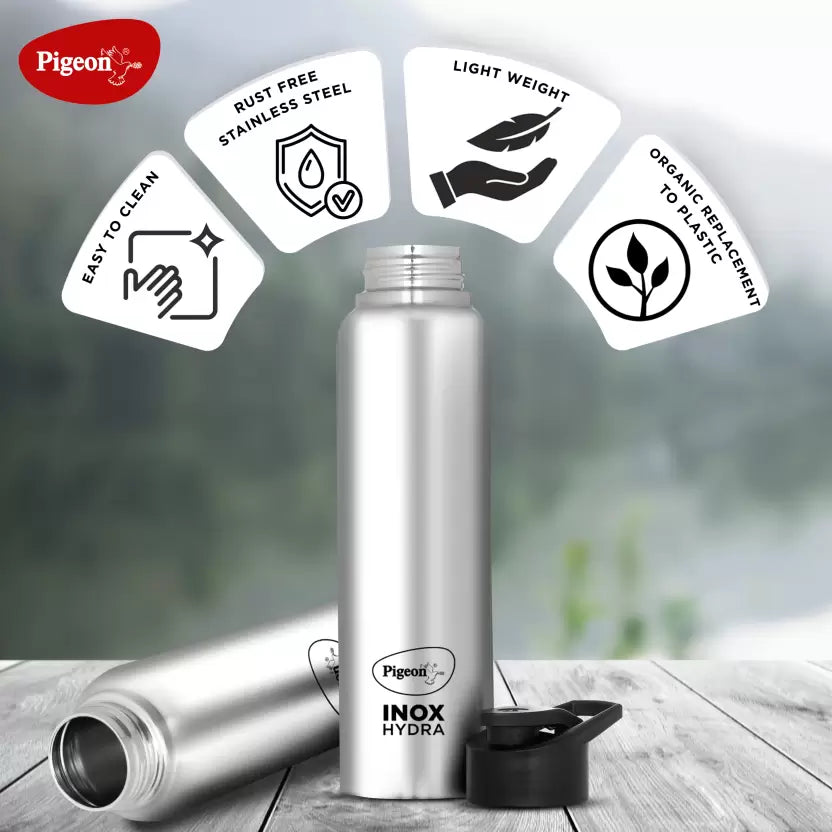 Pigeon Inox Hydra Water Bottle | Silver |