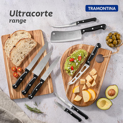 Tramontina Ultracorte Utility Knife | 5.9 Inch Stainless Steel Blade | Multipurpose Kitchen Knife | Antimicrobial Handle | Dishwasher Safe | 5-Year Warranty |