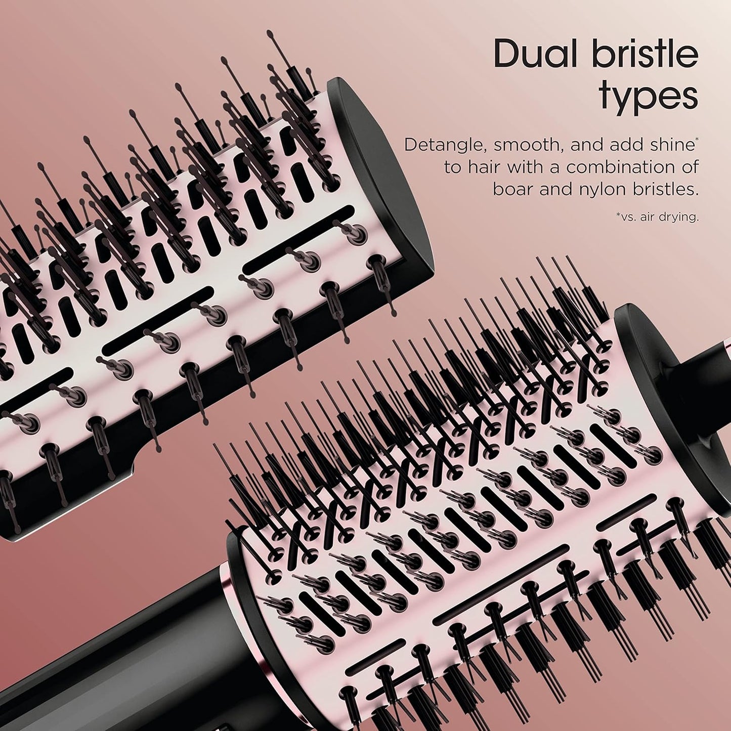 Shark Hair Dryer | Portable & Powerful  6 Styling Tools | Best for All Hair Types | Black |