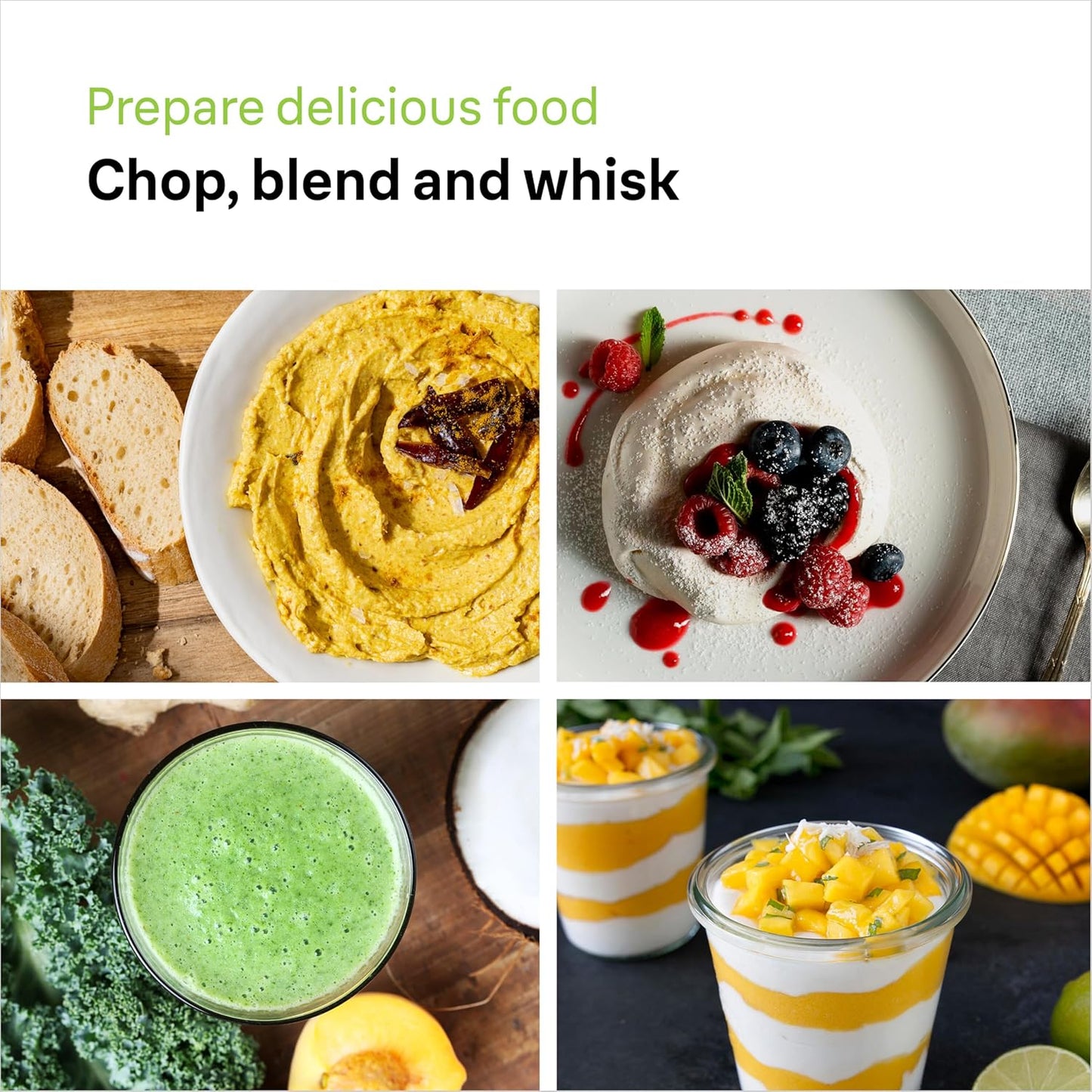 Braun MultiQuick 5 Pro Hand Blender | 1000W | Stainless Steel | Lightweight | White |