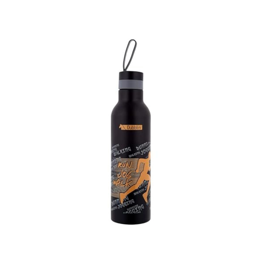 Dubblin Champ Stainless Steel Water Bottle | Orange | 700ml |