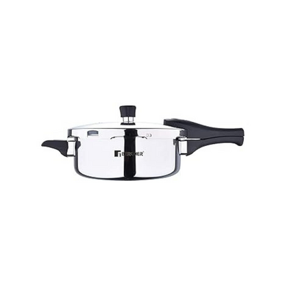 BERGNER  Argent Element Pura Tri-Ply SS Pressure Cooker | 3.5 Litre | 5 Years Warranty | With Outer Lid