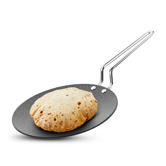 Bergner Argent Samsara Triply Stainless Steel roti Tawa | 26 cm | Induction Compatible |