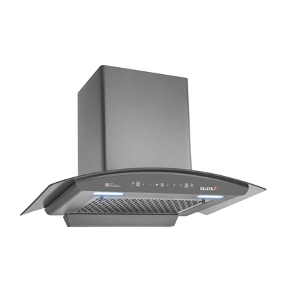 Sujata Azurite BLDC Kitchen Chimney | Energy Efficient Auto Clean Filterless Chimney with Powerful Suction |