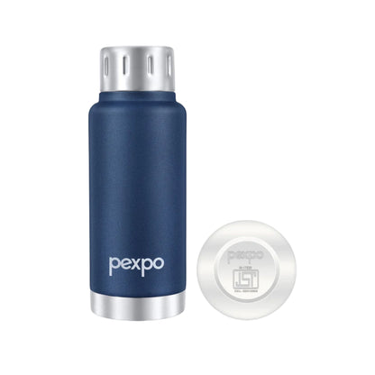 Pexpo Stainless Steel Water Bottle & Flask | 450 ml | Vacuum Insulated |