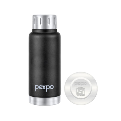 Pexpo Stainless Steel Water Bottle & Flask | 450 ml | Vacuum Insulated |