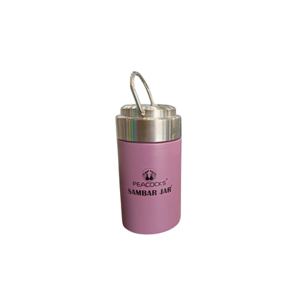 PE Birds Stainless Steel Flow Sambar Jar | Leak Proof | Insulated Food Jar |