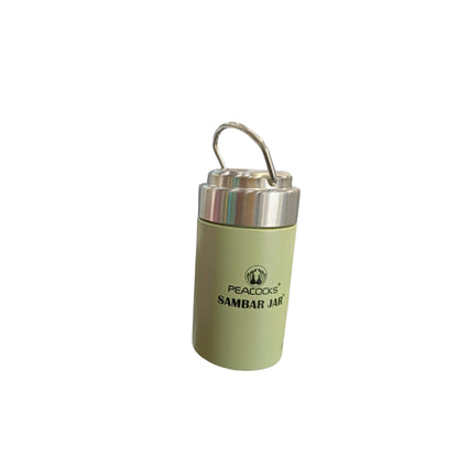 PE Birds Stainless Steel Flow Sambar Jar | Leak Proof | Insulated Food Jar |