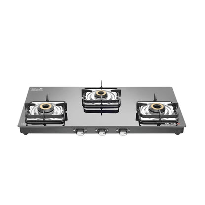 Sujata Classic Gas Stove | Manual Ignition | 9 Year Warranty | LPG & PNG Compatible With Jumbo Brass Burner |