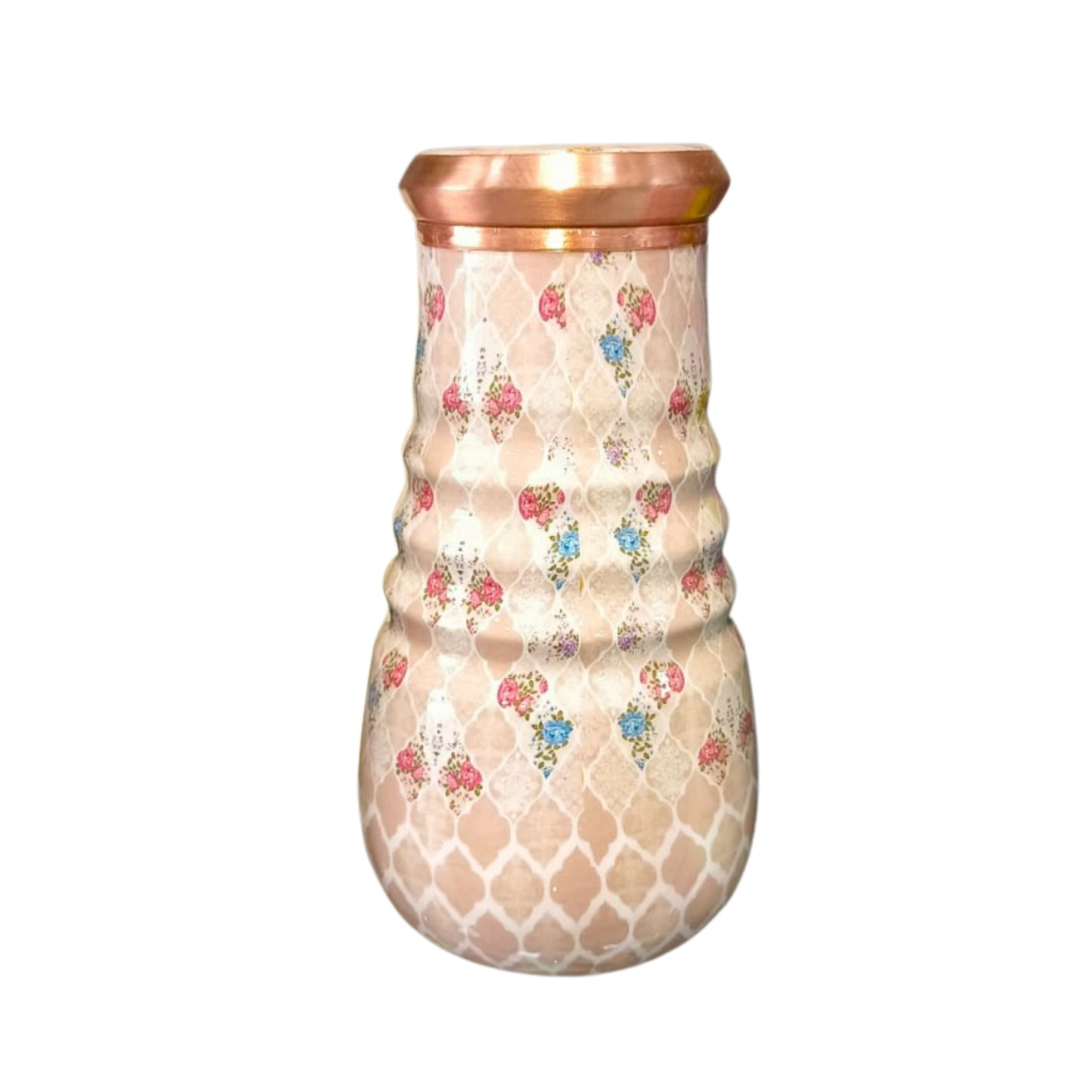 Pipal Copper Wave Pot | 1200 ml | Comfortable Grip | Lightweight |
