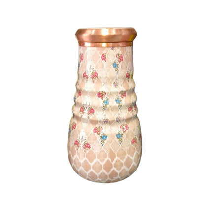 Pipal Copper Wave Pot | 1200 ml | Comfortable Grip | Lightweight |