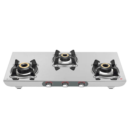 Sujata Majestic Gas Stove | Auto Ignition | 9 Years Warranty | Stainless Steel | ISI Certified |