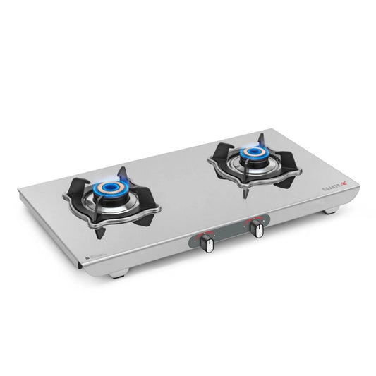 Sujata Majestic Gas Stove | Auto Ignition | 9 Years Warranty | Stainless Steel | ISI Certified |