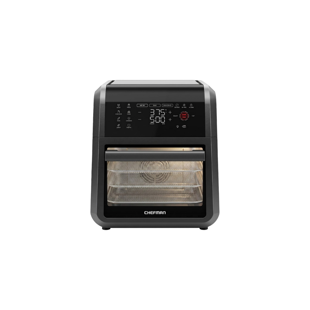 Chefman Multifunctional 12QT Air Fryer Oven | Digital Timer | Touchscreen | 12 Presets |