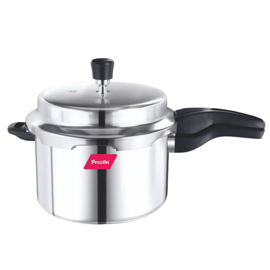 Preethi Stainless Steel Pressure Cooker | 6.5 Litre | Large Family |