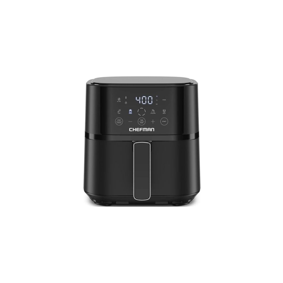 Chefman 4 QT Compact Airfryer | Hi-Fry Technology | Touchscreen Controls | Black |