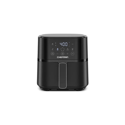 Chefman 4 QT Compact Airfryer | Hi-Fry Technology | Touchscreen Controls | Black |