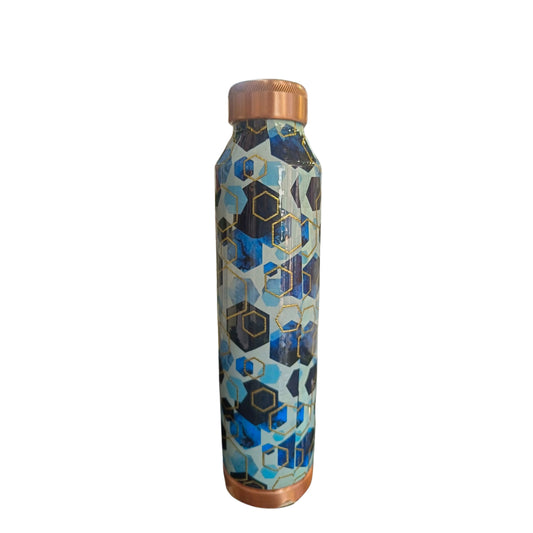 Pipal Junior Hexa Blue Water Bottle | 800 ml | Lightweight & Easy to Carry |