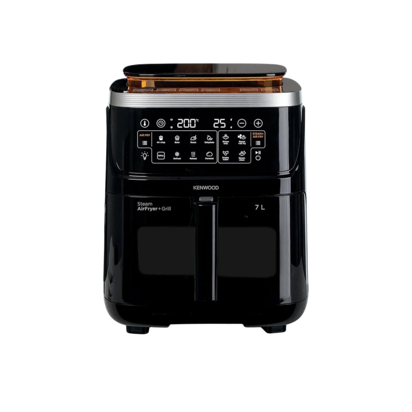KENWOOD Airfryer | 7 Litre | Black | Digital Air Fryer and Steamer |